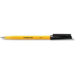  Staedtler 430 Stick Ballpoint Pen Fine 0.7mm Black 