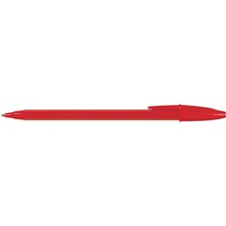  Bic Economy Ballpoint Pen Medium 1mm Red 