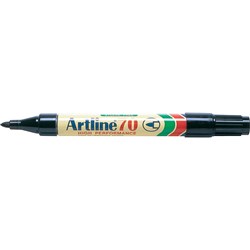  Artline 70 Permanent Marker Bullet 1.5mm Black 0 