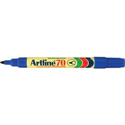  Artline 70 Permanent Marker Bullet 1.5mm Blue 0 
