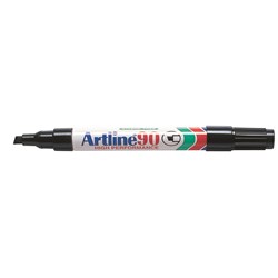  Artline 90 Permanent Marker Chisel 2-5mm Black 0 