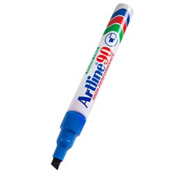  Artline 90 Permanent Marker Chisel 2-5mm Blue 0 