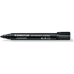  Staedtler 352 Lumocolor Permanent Marker Bullet 2mm Black 