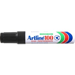  Artline 100 Jumbo Permanent Marker Chisel 12mm Black 0 