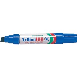  Artline 100 Jumbo Permanent Marker Chisel 12mm Blue 0 