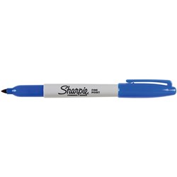  Sharpie Fine Point Marker Permanent 1.0mm Fine Blue 