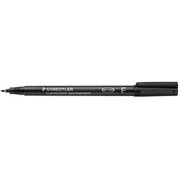  Staedtler 318 Lumocolor Pen Permanent Fine 0.6mm Black 