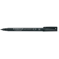  Staedtler 317 Lumocolor Pen Permanent Medium 1mm Black 0 