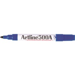  Artline 500A Whiteboard Marker Medium Bullet 2mm Blue 0 