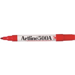  Artline 500A Whiteboard Marker Medium Bullet 2mm Red 0 