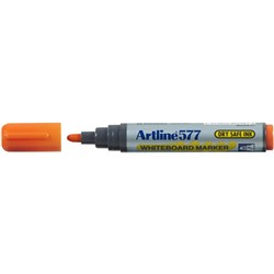  Artline 577 Whiteboard Marker Bullet 3mm Orange 0 