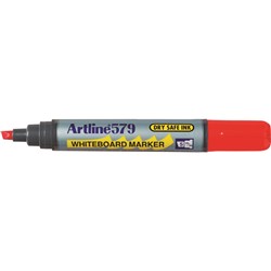  Artline 579 Whiteboard Marker Chisel 2-5mm Red 0 