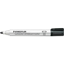  Staedtler 351 Lumocolor Whiteboard Marker Bullet 2mm Black 