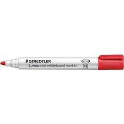  Staedtler 351 Lumocolor Whiteboard Marker Bullet 2mm Red 
