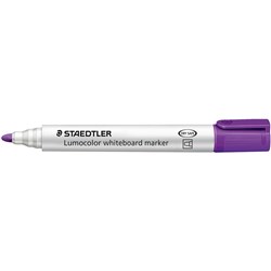  Staedtler 351 Lumocolor Whiteboard Marker Bullet 2mm Violet Box of 10 