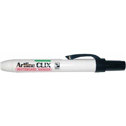 ARTLINE CLIX WHITEBOARD MARKER Retractable Med Bullet Black