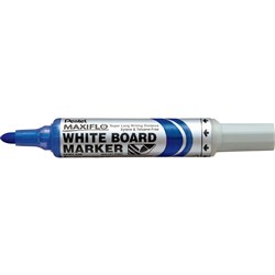 Pentel MWL5 Maxiflo Whiteboard Marker Bullet 2.1mm Pump It Blue 