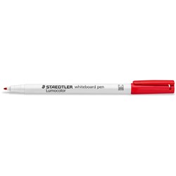  Staedtler 301 Lumocolor Whiteboard Marker Bullet 1mm Red 