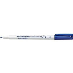  Staedtler 301 Lumocolor Whiteboard Marker Bullet 1mm Blue 