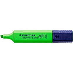  Staedtler Classic Highlighter Chisel 1-5mm Textsurfer Green 