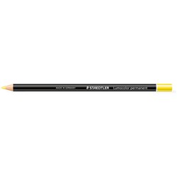  Staedtler 108 Lumocolor Glasochrom Permanent Pencil Yellow 