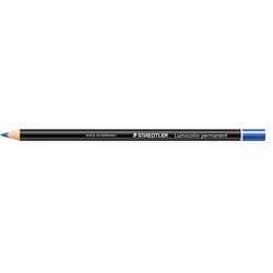  Staedtler 108 Lumocolor Glasochrom Permanent Pencil Blue 
