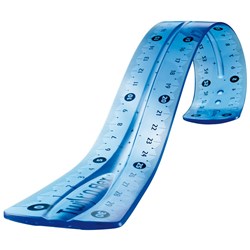 MAPED 27900 TWIST N FLEX RULER 30cm H/Sell