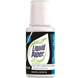 LIQUID PAPER CORRECTION FLUID Bond White 20ml