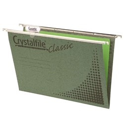  Crystalfile Suspension Files Enviro Classic Foolscap Complete Pack Of 50 