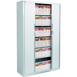TAMBOUR CABINET PACKAGE 6 LVL H1980xW1200xD500mm + Stock Colour Magnolia