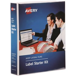  Avery Side Tab Colour Coding Label Kit 25x38mm Assorted 