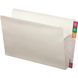  Avery Lateral Shelf Wallet Concertina 100mm Standard White Box Of 25 
