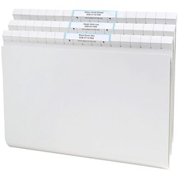  Avery Foolscap Quickvue Files 367x242mm White Box Of 50 