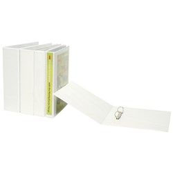 MARBIG ENVIRO INSERT BINDERS Clearview A4 3D Ring 19mm Wht