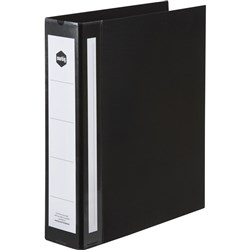  Marbig Enviro Deluxe Wide Capacity Binder A4 2D Ring 50mm Black 