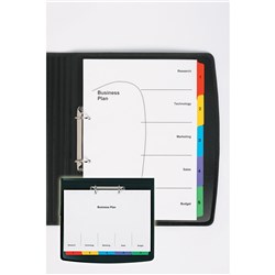 MARBIG MANILLA BOARD DIVIDERS A4 5 Tab Portrait/Landscape
