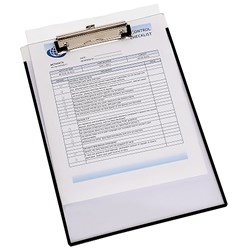  Marbig Clearview Clipboard A4 With Insert Cover Clear 0 