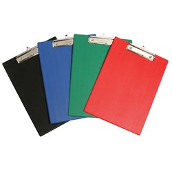  Marbig PVC Clipboard Foolscap Red 0 