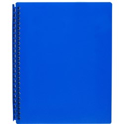  Marbig Display Book A4 Refillable 20 Pocket Blue 