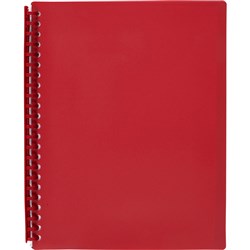  Marbig Display Book A4 Refillable 20 Pocket Red 0 