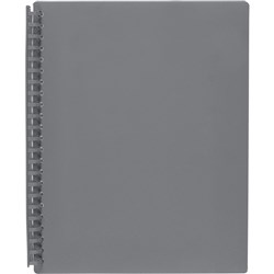  Marbig Display Book A4 Refillable 20 Pocket Grey 0 