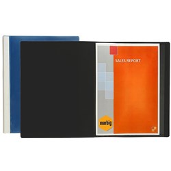 MARBIG CLEARVIEW DISPLAY BOOKS A4 36Pocket Blue
