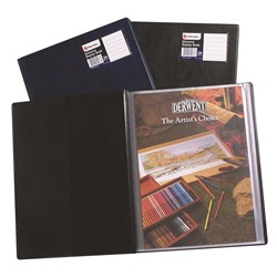  Rexel Slimview Display Book A4 24 Pocket Black 0 