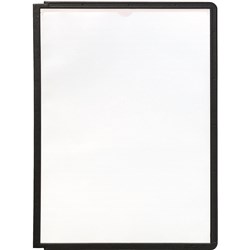  Durable Sherpa Display System Panels A4 For Sherpa Extension Module Black Pack Of 5 