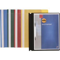  Marbig Economy Flat File A4 With Clear Front Yellow 0 