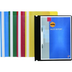 MARBIG STANDARD PP FLAT FILES A4 (Clear Front) Asstd