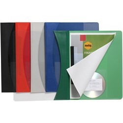  Marbig Premier Flat File A4 With Cover Front Red 0 