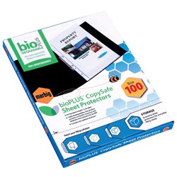 COPYSAFE SHEET PROTECTOR A4 Pk100 Biodegradable ** Discontinued by the manufacture **