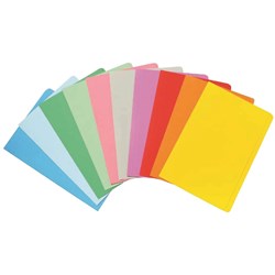  Marbig Manilla Folders Foolscap Assorted Colours Pack Of 20 