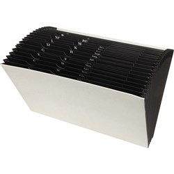  Marbig Manilla Expanding File Foolscap Heavey Duty No Flap A-Z & Monthly 21 Pocket White 